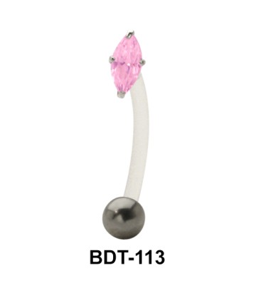 Marquise Stoned Belly Piercing BDT-113