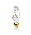 Double Stone Belly Touch BDT-207