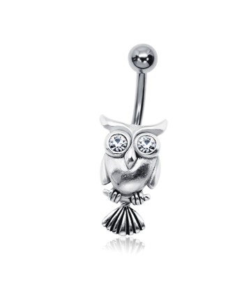 Owl Shaped Belly Piercing BOWL-05