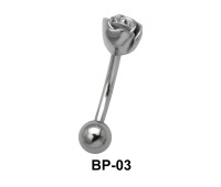 Rose Shaped Belly Piercing BP-03 