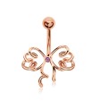 Beautiful Bow Shaped Belly Piercing BP-1002