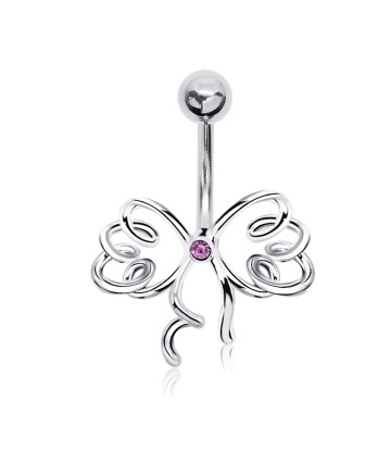 Beautiful Bow Shaped Belly Piercing BP-1002
