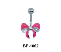 Pink Bow Belly Piercing BP-1062