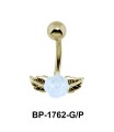 Synthesis White Quartz Belly Piercing BP-1762