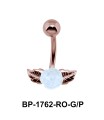 Synthesis White Quartz Belly Piercing BP-1762