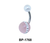 Rose Quartz Belly Piercing BP-1768