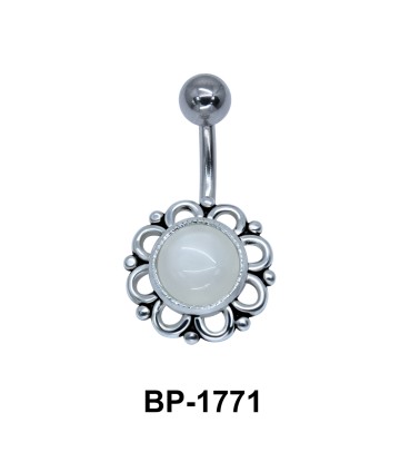 White Moonstone Belly Piercing BP-1771