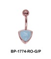 Aquamarine Belly Piercing BP-1774