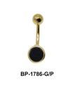 Black Agate Belly Piercing BP-1786