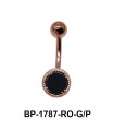 Black Agate Belly Piercing BP-1787