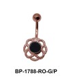 Black Agate Belly Piercing BP-1788