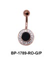 Black Agate Belly Piercing BP-1789