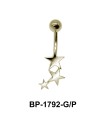 Three Star Belly Piercing BP-1792