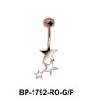 Three Star Belly Piercing BP-1792