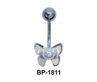 Butterfly Pearl Belly Piercing BP-1811