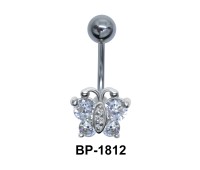 Butterfly CZ Belly Piercing BP-1812