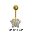 Butterfly CZ Belly Piercing BP-1812