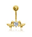 Valentine and Butterfly Belly Piercing BP-1815