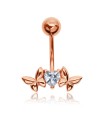 Valentine and Butterfly Belly Piercing BP-1815