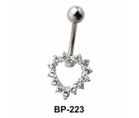 Heart Shaped Belly Piercing BP-223 