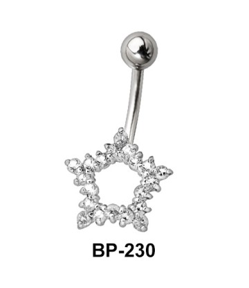Star Shaped Belly Piercing BP-230