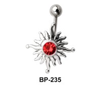 Vivid Sun Shaped Belly Piercing BP-235
