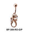Dragon Shaped Belly Piercing BP-389