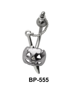 Sword in Halloween Mask belly Piercing BP-555