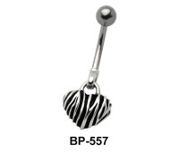 Heart Shaped Belly Piercing BP-557