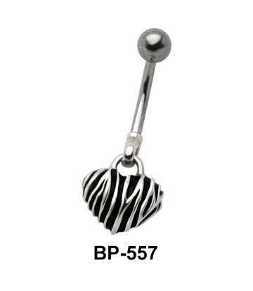 Heart Shaped Belly Piercing BP-557
