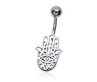 Hamsa Belly Piercing Design BP-570