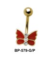 Butterfly Belly Piercing BP-579