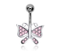 Butterfly Shaped Belly Piercing BP-581