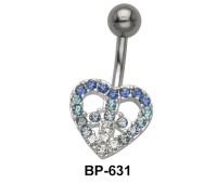 Dreamy Heart Stone Belly Piercing BP-631