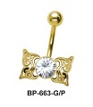 Butterfly Wings Belly Piercing BP-663