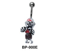 Aged Male Figure Belly Piercing BP-900E