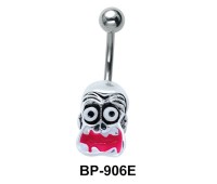 Weird Face Designed Belly Piercing BP-906E