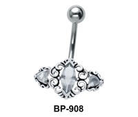 Tri Stoned Filigree Belly BP-908