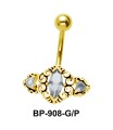 Tri Stoned Filigree Belly BP-908
