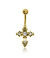 Cross Belly Piercing BP-936