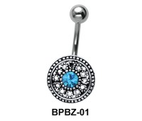 Glamorous Designer Belly Piercing BPBZ-01