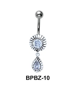 Blazing Stony Sun Belly Piercing BPBZ-10