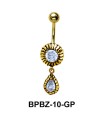 Blazing Stony Sun Belly Piercing BPBZ-10