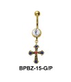 Glamorous Designer Belly Piercing BPBZ-15