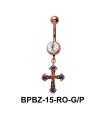 Glamorous Designer Belly Piercing BPBZ-15