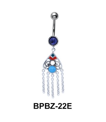 Colorful Dream Catcher Belly Button Ring BPBZ-22E