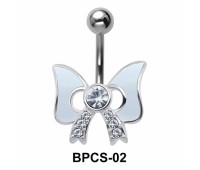 Stone Set Bow Belly Classic Stone BPCS-02