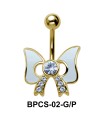 Stone Set Bow Belly Classic Stone BPCS-02