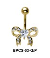 Stone Set Bow Belly Classic Stone BPCS-03