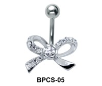 Stone Set Bow Belly Classic Stone BPCS-05
